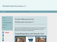 pferdefreunde-hessenaue.de Webseite Vorschau