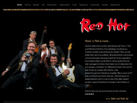 redhot-music.de Webseite Vorschau