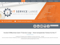 it-service-lange.de Webseite Vorschau