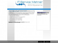 it-service-mehner.de Webseite Vorschau