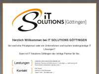 it-solutions-goettingen.de Webseite Vorschau
