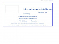 it-und-service.de Webseite Vorschau