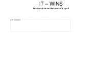 it-wins.de Webseite Vorschau