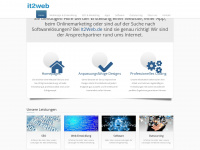 it2web.de Webseite Vorschau