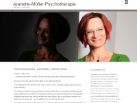jeanette-mueller-psychotherapie.de Webseite Vorschau