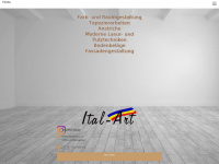 ital-art.de Webseite Vorschau