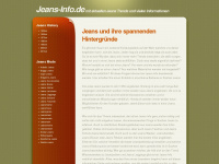 jeans-info.de Webseite Vorschau