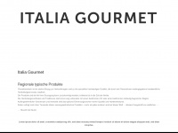italia-gourmet.de Webseite Vorschau