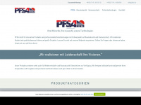 pfsa.de Webseite Vorschau