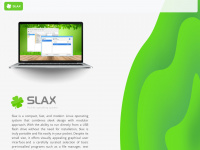 slax.org Webseite Vorschau