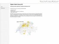 digital-cable-group.ch Webseite Vorschau