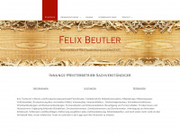 felix-beutler.de Webseite Vorschau