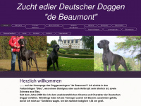 doggen-debeaumont.de Webseite Vorschau