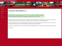 wisentatalbahn.de Webseite Vorschau