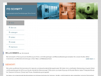 itd-schmitt.de Webseite Vorschau