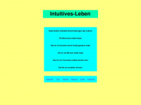 intuitives-leben.de Webseite Vorschau