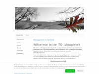 itk-management.net Webseite Vorschau