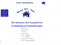 jens-gruenberg.de Webseite Vorschau
