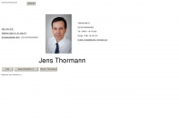 jens-thormann.com Webseite Vorschau
