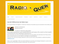 radio-quer.de Webseite Vorschau