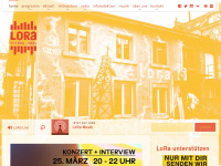 lora.ch Webseite Vorschau