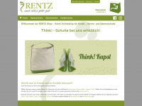 rentz-shop.de Webseite Vorschau