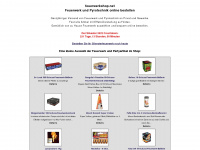 feuerwerkshop.net Webseite Vorschau