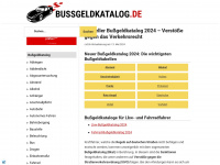 bussgeldkatalog.de Webseite Vorschau