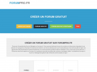 forumpro.fr Webseite Vorschau