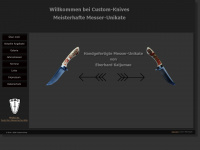 custom-knives.de Webseite Vorschau