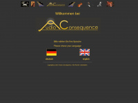 audioconsequence.com Webseite Vorschau