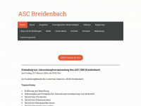 asc-breidenbach.de Webseite Vorschau