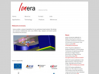 ionera.de Webseite Vorschau