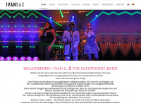 ivan-sax.de Webseite Vorschau