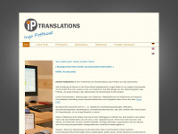 ip-translations.de Webseite Vorschau