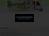 gerlach-buero-technik.de Webseite Vorschau