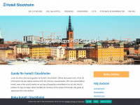 hotell-stockholm.se Webseite Vorschau