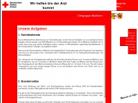 drk-weilheim.net Webseite Vorschau