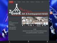 z-event.de Webseite Vorschau