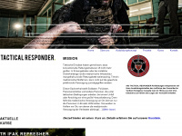 tacticalresponder.eu Webseite Vorschau