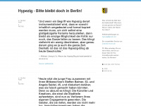 hypezig.tumblr.com Webseite Vorschau