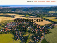 westerode.org Webseite Vorschau