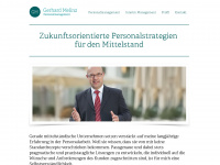 melinz-personal.de Webseite Vorschau