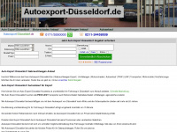 autoexport-düsseldorf.de Webseite Vorschau