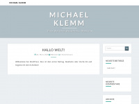 michael-klemm.com Webseite Vorschau