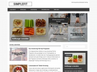 simplefit.de Webseite Vorschau