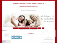 minimal-invasive-operationstechniken.de Webseite Vorschau