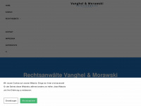 vanghel-und-morawski.de Webseite Vorschau
