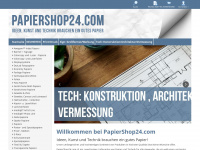 papiershop24.com Webseite Vorschau