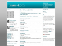 trans-kom.eu Webseite Vorschau